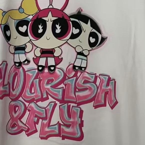 Powerpuff Girls “Flourish & Fly” Graphic Tee – Size L - Picture 3 of 10